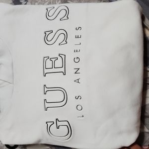 Guess blade embossed logo hoodie